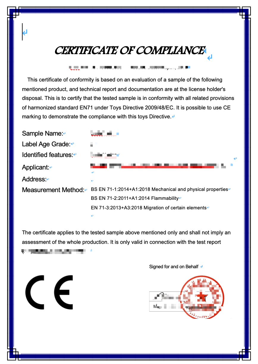 Certificate Of Conformity Template from lisenlab.com